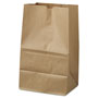 GEN Grocery Paper Bags, 40 lbs Capacity, #20 Squat, 8.25"w x 5.94"d x 13.38"h, Kraft, 500 Bags