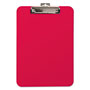 Baumgarten's Unbreakable Recycled Clipboard, 1/4" Capacity, 8 1/2 x 11, Red