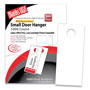 Blanks/USA® Small Micro-Perforated Door Hangers, 67 lb, 8.5 x 11, White, 3 Hangers/Sheet, 334 Sheets/Pack