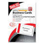 Blanks/USA® Printable Microperf Business Cards, Copier/Inkjet/Laser/Offset, 2 x 3.5, White, Bristol, 1,000 Cards, 10/Sheet, 100 Sheets/PK