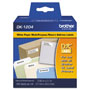 Brother Die-Cut Multipurpose Labels, 0.66" x 2.1", White, 400/Roll