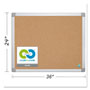 MasterVision™ Earth Cork Board, 24 x 36, Aluminum Frame