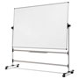 MasterVision™ Earth Silver Easy Clean Revolver Dry Erase Board,48x70, White, Steel Frame