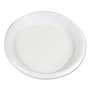 Boardwalk Hi-Impact Plastic Dinnerware, Plate, 10" Diameter, White, 500/Carton