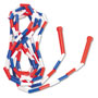 Champion Segmented Plastic Jump Rope, 16ft, Red/Blue/White