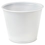 Solo Plastic Soufflé Portion Cups, 5 1/2 oz., Translucent, 250/Bag