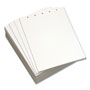 Domtar Custom Cut-Sheet Copy Paper, 92 Bright, 5-Hole (5/16") Top Punched, 20 lb, 8.5 x 11, White, 500/Ream