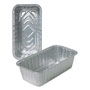 Durable Packaging Aluminum Loaf Pans, 2 lb, 500/Carton