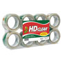 Duck® Heavy-Duty Carton Packaging Tape, 3" Core, 1.88" x 55 yds, Clear, 8/Pack