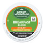 Green Mountain Breakfast Blend Decaf Coffee K-Cups, 96/Carton