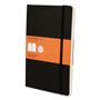 Moleskine Classic Softcover Notebook, 1 Subject, Narrow Rule, Black Cover, 8.25 x 5, 192 Sheets