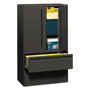 Hon 700 Series Lateral File with Storage Cabinet, 42w x 18d x 64.25h, Charcoal