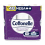 Cottonelle® Ultra CleanCare Toilet Paper, Strong Tissue, Mega Rolls, Septic Safe, 2 Ply, White, 284 Sheets/Roll, 12 Rolls
