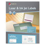 Maco Tag & Label White Laser/Inkjet Shipping and Address Labels, Inkjet/Laser Printers, 2 x 4, White, 10/Sheet, 100 Sheets/Box