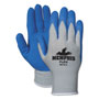 MCR Safety Memphis Flex Seamless Nylon Knit Gloves, Large, Blue/Gray, Dozen