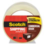Scotch™ 3750 Commercial Grade Packaging Tape, 3" Core, 1.88" x 54.6 yds, Clear