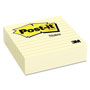 Post-it® Original Pads in Canary Yellow, Note Ruled, 4" x 4", 300 Sheets/Pad