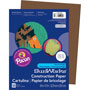 Pacon Construction Paper, 58 lbs., 9 x 12, Dark Brown, 50 Sheets/Pack