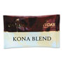 PapaNicholas 100% Pure Coffee, Kona Blend, 1.5 oz Pack, 42 Packs/Carton