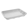 Pactiv Supermarket Tray, #4D 1-Compartment, 9.5 x 7 x 1.25, White, 500/Carton
