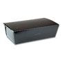 Pactiv EarthChoice OneBox Paper Box, 77 oz, 9 x 4.85 x 2.7, Black, 162/Carton
