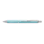 Pentel EnerGel Alloy RT Retractable Gel Pen, Medium 0.7mm, Black Ink, Aquamarine Barrel