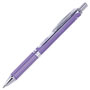 Pentel EnerGel Alloy RT Retractable Gel Pen, Medium 0.7mm, Violet Ink, Violet Barrel