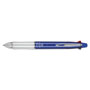 Pilot Dr. Grip 4 + 1 Retractable Ballpoint Pen/Pencil, BK/BE/GN/Red Ink, Blue Barrel