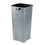 Rubbermaid Untouchable® Square Plastic Indoor Trash Can, 23 Gallon, Gray