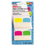 Redi-Tag/B. Thomas Enterprises Write-On Index Tabs, 1/5-Cut Tabs, Assorted Colors, 1.06" Wide, 48/Pack