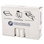 InteplastPitt High-Density Interleaved Commercial Can Liners, 33 gal, 13 microns, 33" x 40", Clear, 500/Carton
