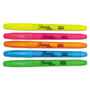 Sharpie® Pocket Style Highlighters, Chisel Tip, Assorted Colors, 5/Set