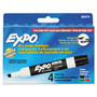 Expo® Low-Odor Dry-Erase Marker, Broad Chisel Tip, Assorted Colors, 4/Set