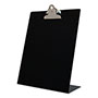 Saunders Free Standing Clipboard, Portrait, 1" Clip Capacity, 8.5 x 11 Sheets, Black