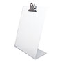 Saunders Free Standing Clipboard, Portrait, 1" Clip Capacity, 8.5 x 11 Sheets, White