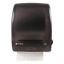 San Jamar Simplicity Mechanical Roll Towel Dispenser, 15.25" x 13" x 10.25", Black