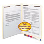 Smead Manila End Tab 2-Fastener Folders with Reinforced Tabs, 0.75" Expansion, Straight Tab, Letter Size, 11 pt. Manila, 50/Box