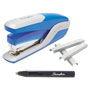 Swingline Quick Touch Stapler Value Pack, 28-Sheet Capacity, Blue/Silver