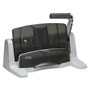 Swingline 40-Sheet LightTouch Two-to-Seven-Hole Punch, 9/32" Holes, Black/Gray