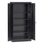 Tennsco 72" High Standard Cabinet (Assembled), 30 x 15 x 72, Black