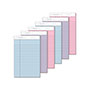 TOPS Prism + Writing Pads, Narrow Rule, 5 x 8, Assorted Pastel Sheet Colors, 50 Sheets, 6/Pack