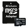 Verbatim 16GB Premium microSDHC Memory Card with Adapter, Up to 80MB/s Read Speed
