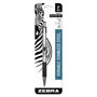 Zebra Pen F-301 Retractable Ballpoint Pen, 1 mm, Black Ink, Stainless Steel/Black Barrel