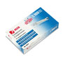 Acco Premium Two-Piece Paper Fasteners, 1" Capacity, 2.75" Center to Center, Silver, 100/Box
