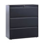 Alera Lateral File, 3 Legal/Letter/A4/A5-Size File Drawers, Charcoal, 36" x 18" x 39.5"