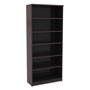 Alera Valencia Series Bookcase, Six-Shelf, 31 3/4w x 14d x 80 1/4h, Espresso