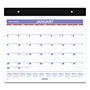 At-A-Glance Repositionable Wall Calendar, 15 x 12, White/Blue/Red Sheets, 12-Month (Jan to Dec): 2024