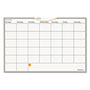 At-A-Glance WallMates Self-Adhesive Dry Erase Monthly Planning Surfaces, 18 x 12, White/Gray/Orange Sheets, Undated