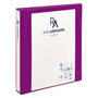 Avery Durable View Binder with DuraHinge and Slant Rings, 3 Rings, 1" Capacity, 11 x 8.5, Purple