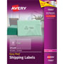 Avery Easy Peel Mailing Labels For Laser Printers, 2 x 4, Clear, 100/Pack